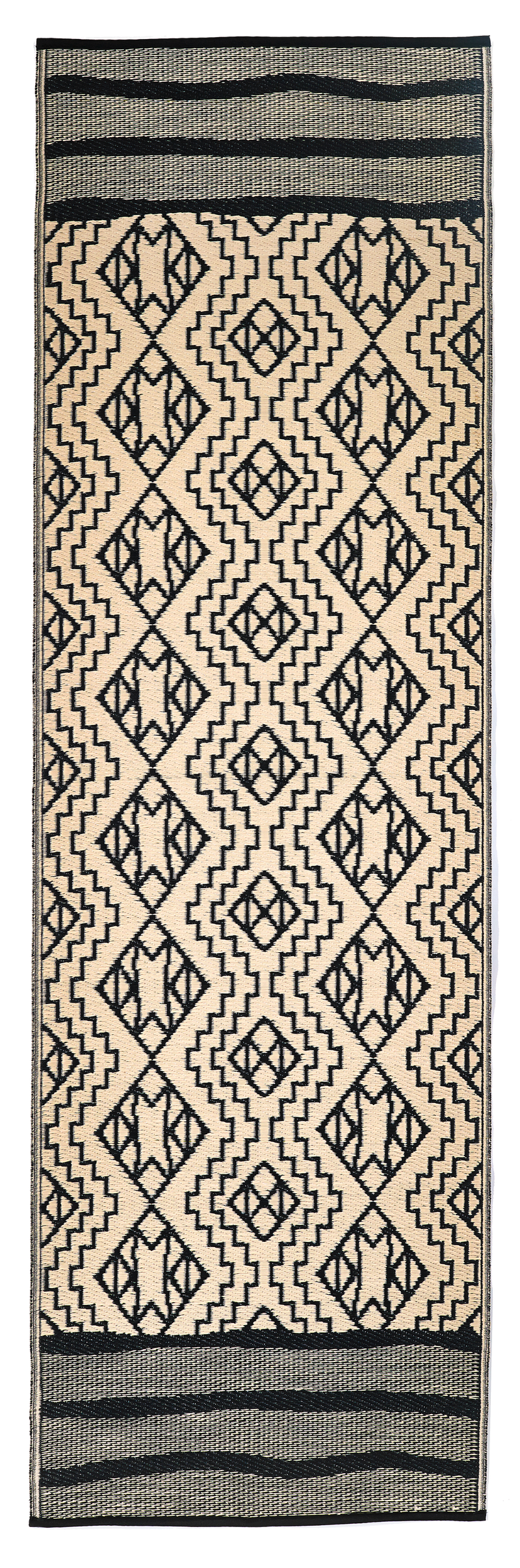 Kilimanjaro - Black Outdoor Rug for Patio FINAL SALE by Fab Habitat