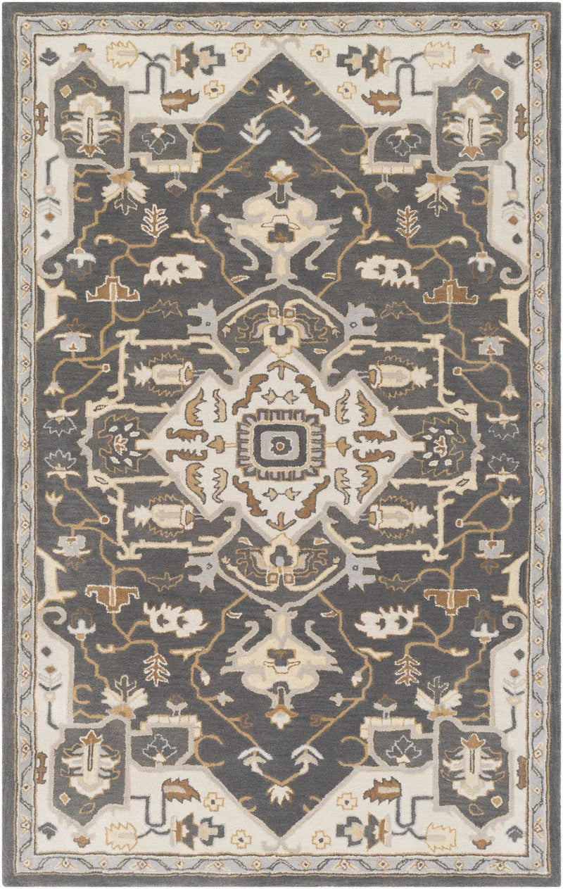 Broomfield Hand Tufted Charcoal 12823 Area Rug - Clearance by Boutique Rugs