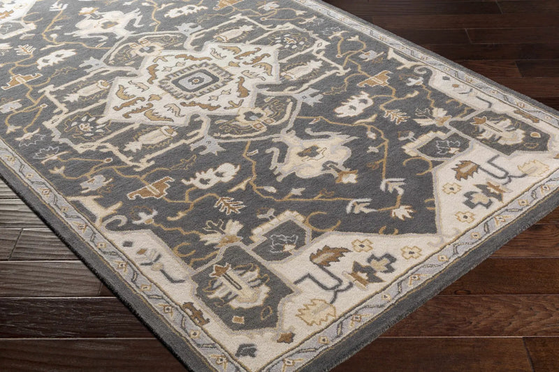 Broomfield Hand Tufted Charcoal 12823 Area Rug - Clearance by Boutique Rugs