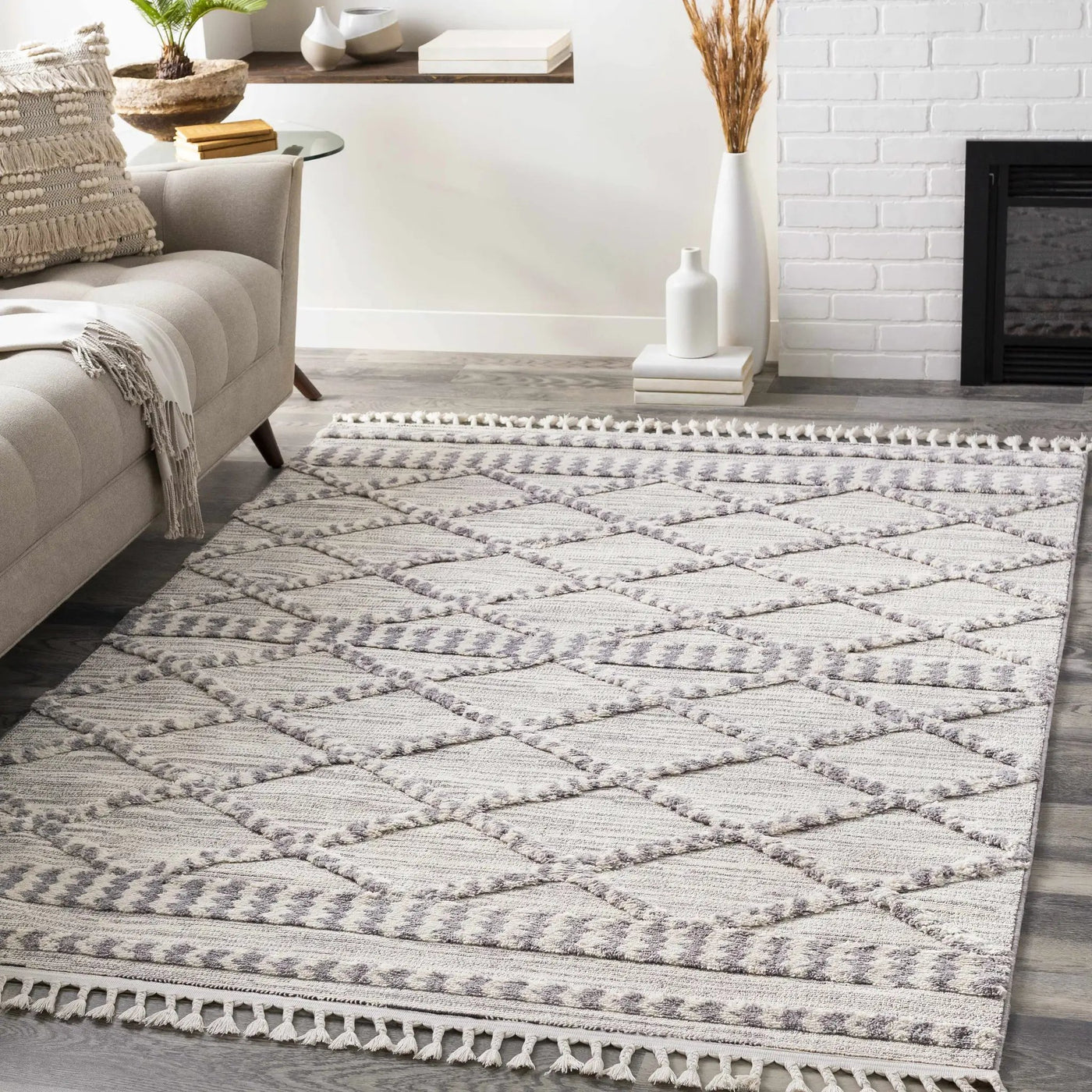 Kincheloe Textured 5x7 Carpet - Clearance by Boutique Rugs