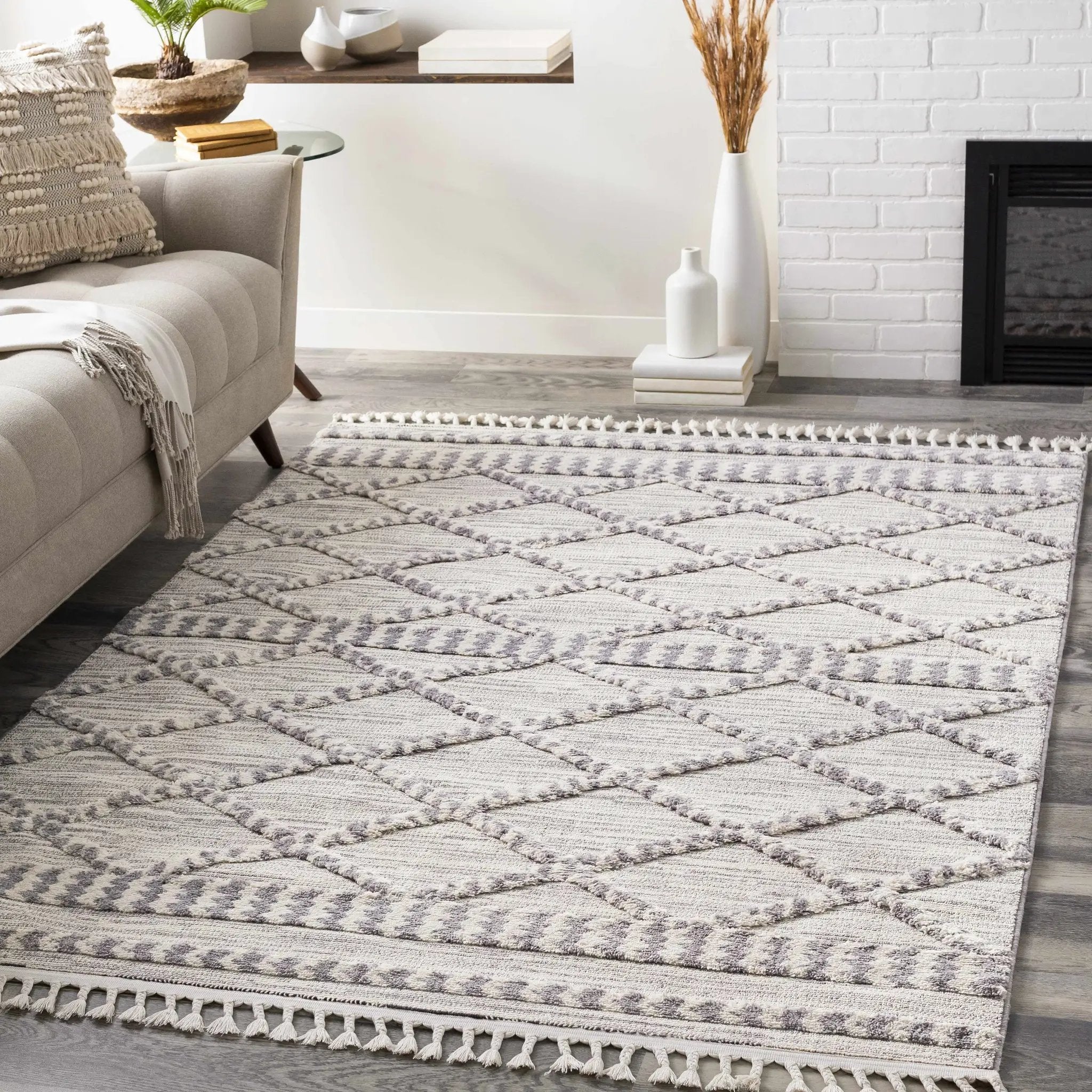 Kincheloe Textured 5x7 Carpet - Clearance by Boutique Rugs