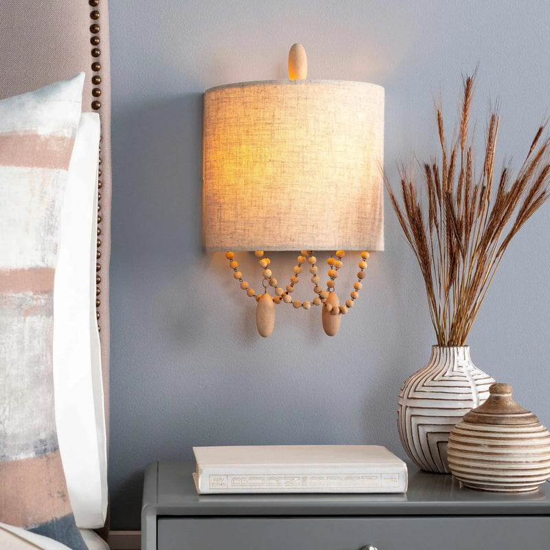 Kirwan Black Iron Wall Sconce by Boutique Rugs