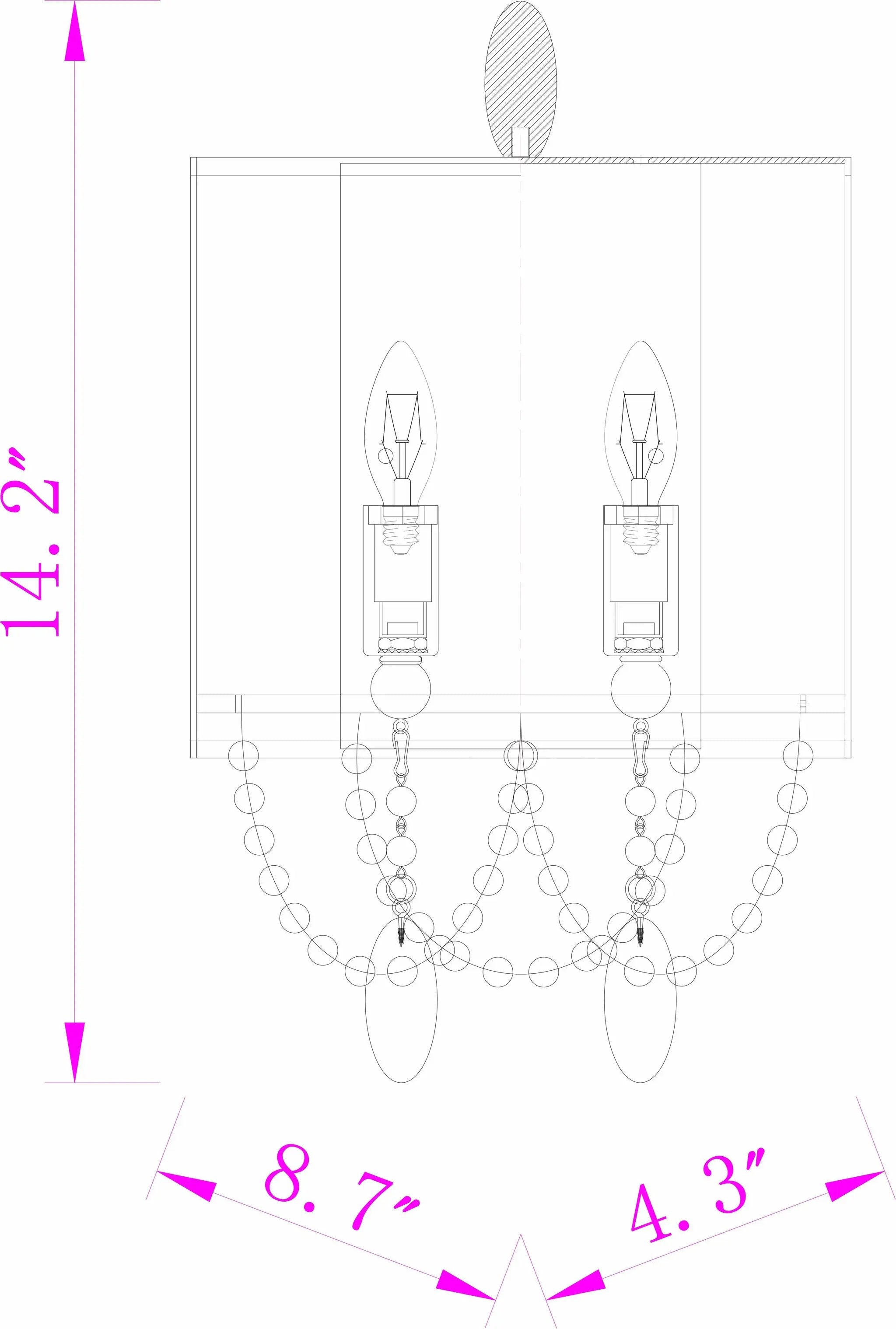 Kirwan Black Iron Wall Sconce by Boutique Rugs