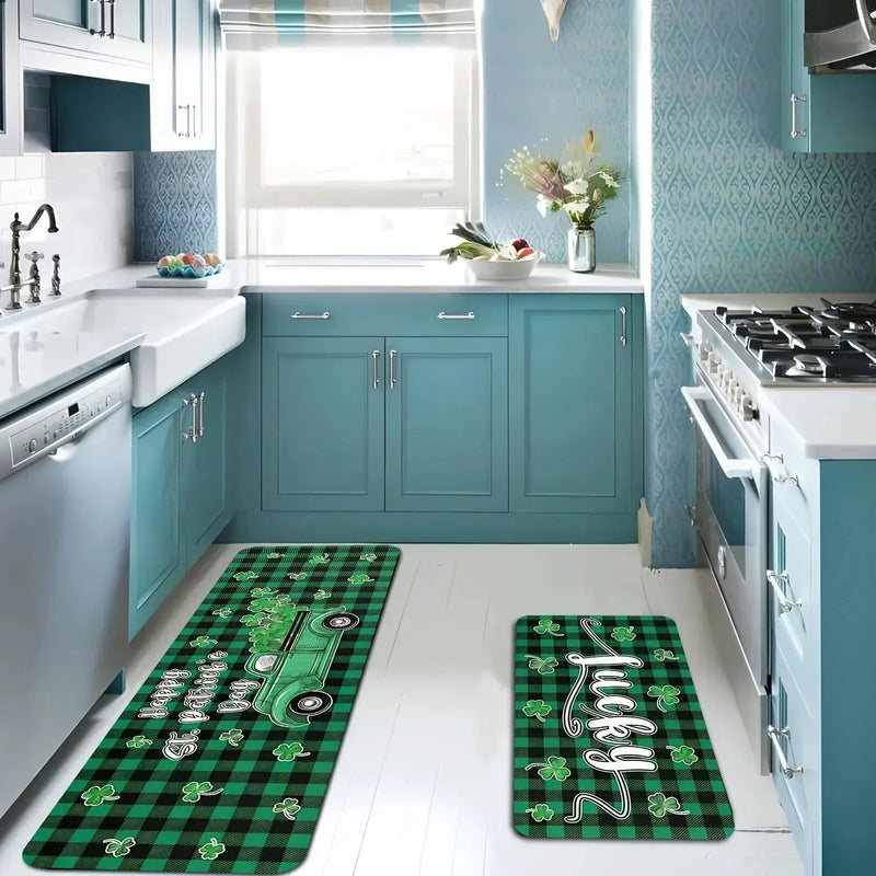 Kitchen Mat - Non-Slip Polyester 2-Pack by House Of Avana