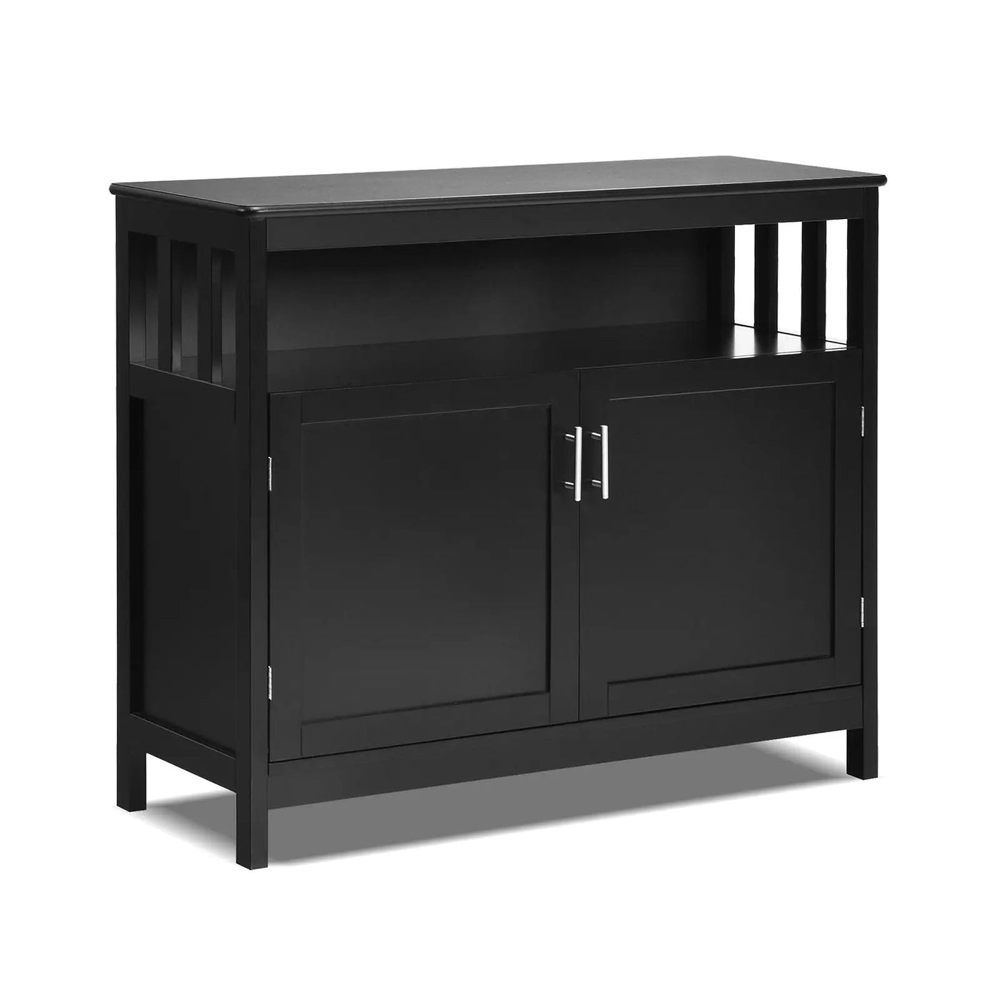 Kitchen Buffet Server Sideboard Storage Cabinet with 2 Doors and Shelf by DirectDeals