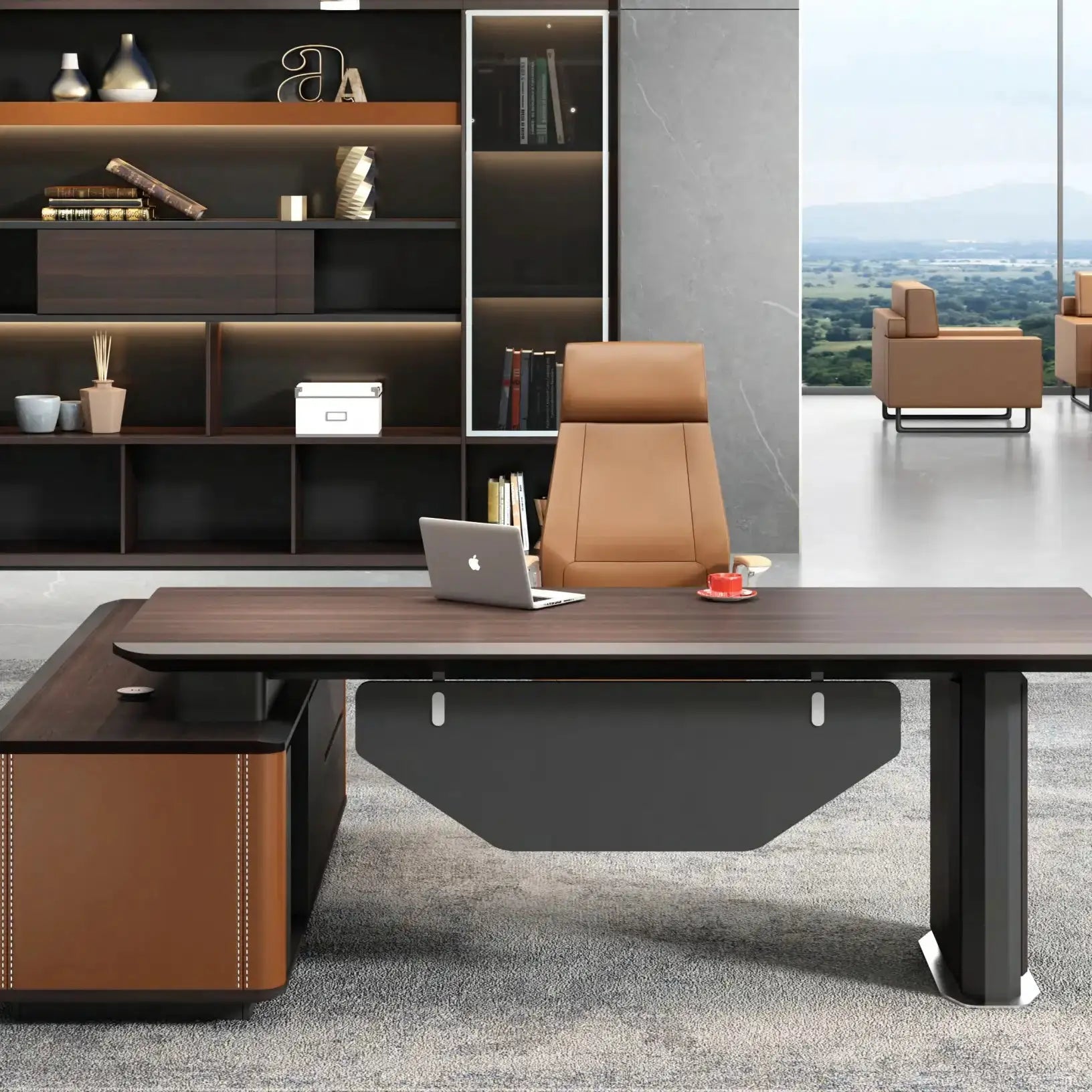 Kitley · Modern L-Shaped Executive Desk by Arc Grove