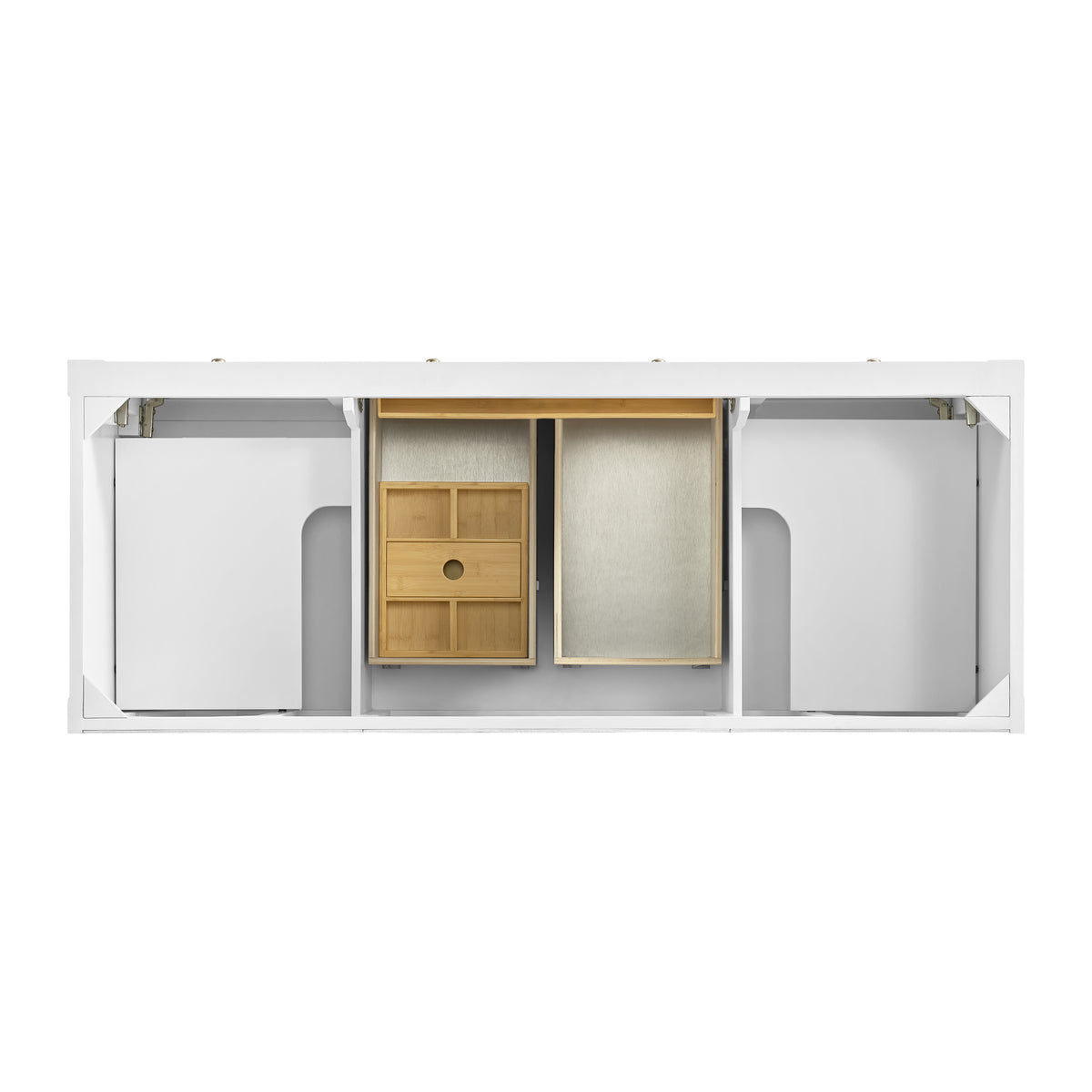 James Martin Breckenridge 60" Double Bathroom Vanity, Bright White, view 20
