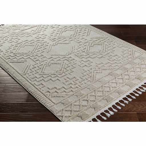 Kalkan High/Low Pile Rug with Tassels - Clearance by Boutique Rugs