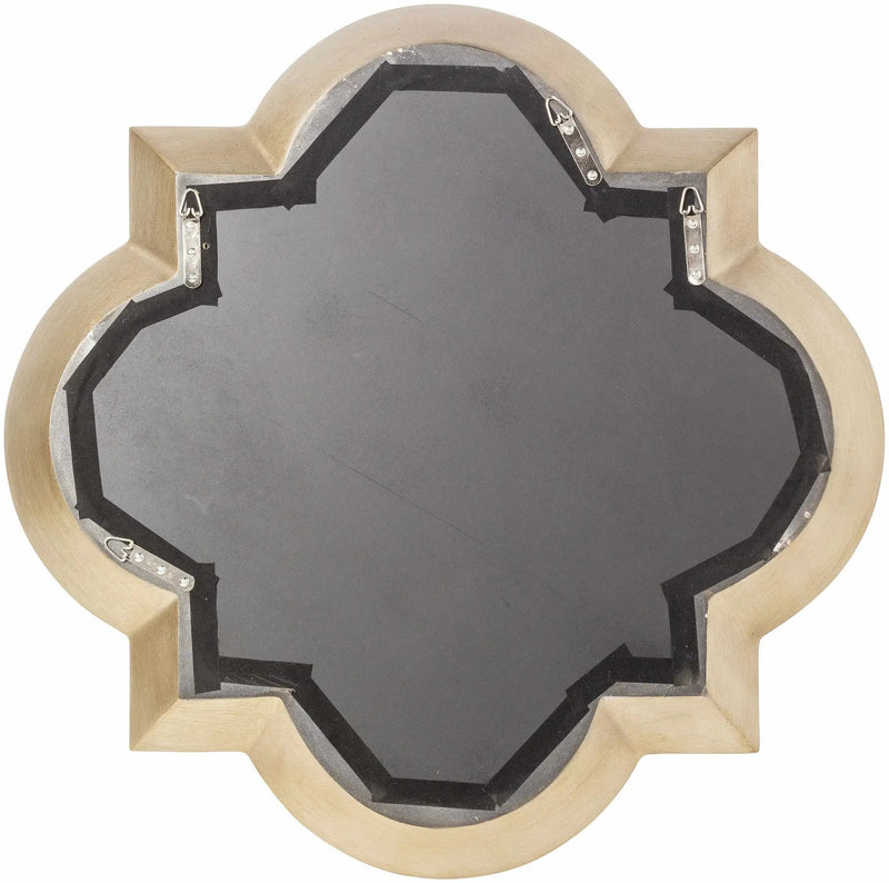 Killester Gold Frame Rectangular Mirror by Boutique Rugs