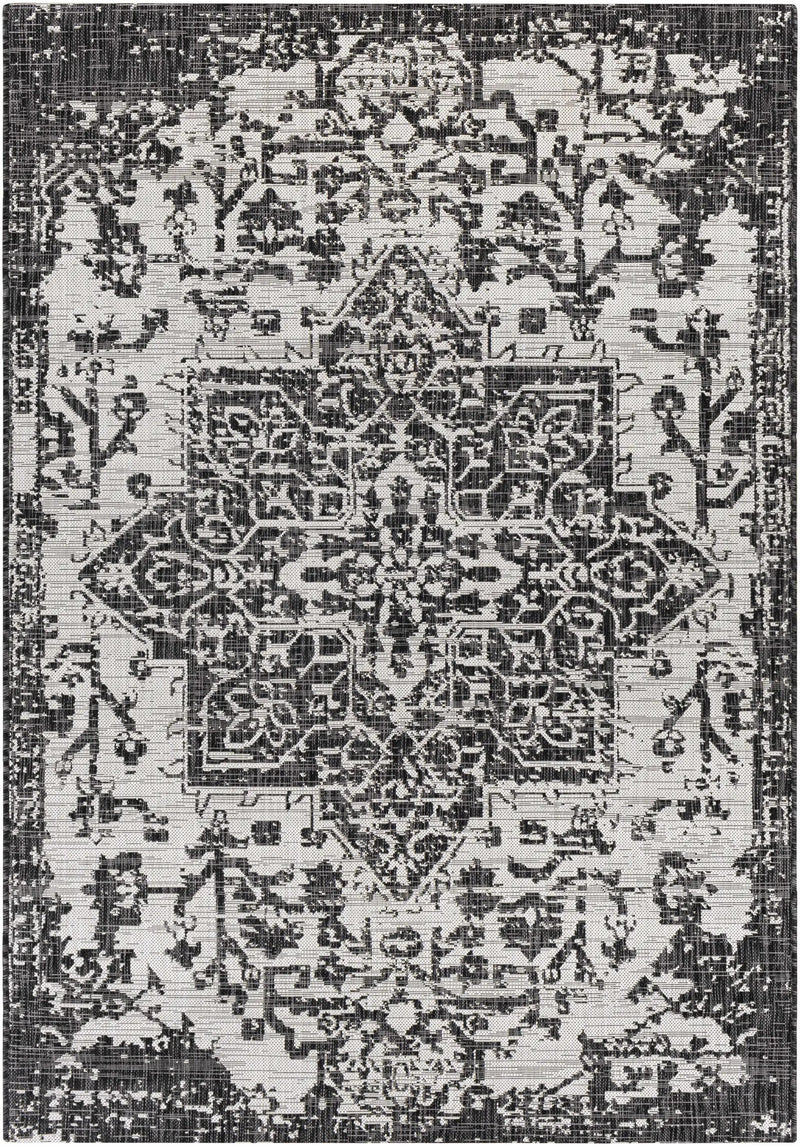 Charcoal Kilmacolm Indoor & Outdoor Area Rug - Clearance by Boutique Rugs