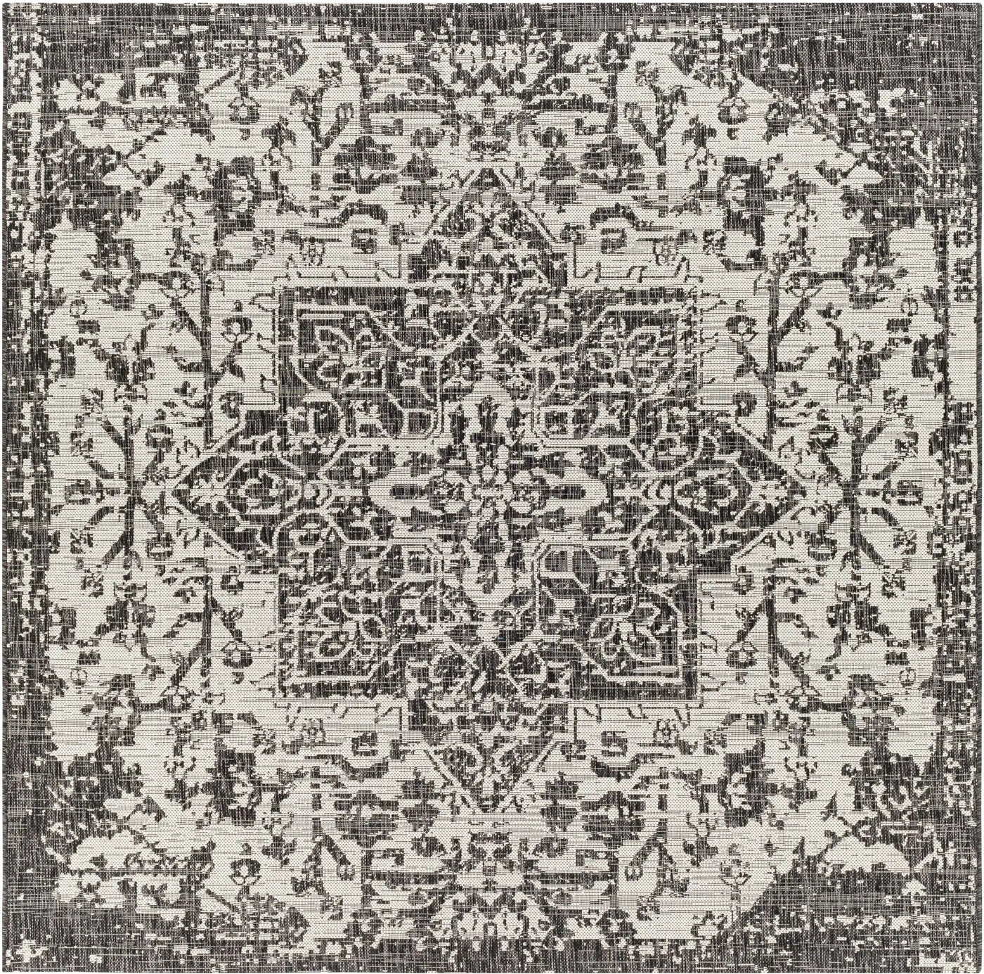 Charcoal Kilmacolm Indoor & Outdoor Area Rug - Clearance by Boutique Rugs