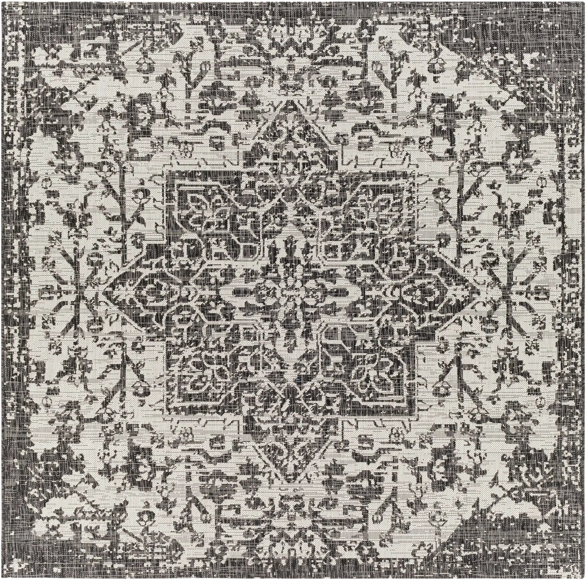 Charcoal Kilmacolm Indoor & Outdoor Area Rug - Clearance by Boutique Rugs