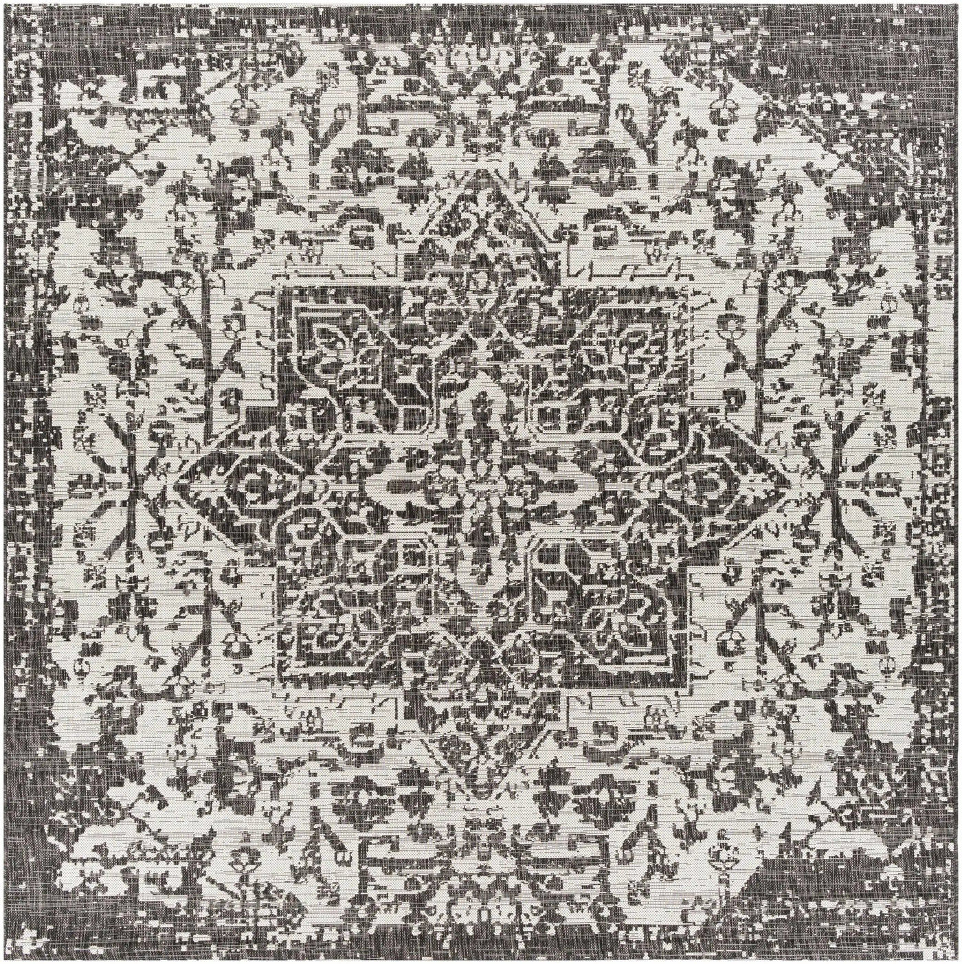 Charcoal Kilmacolm Indoor & Outdoor Area Rug - Clearance by Boutique Rugs