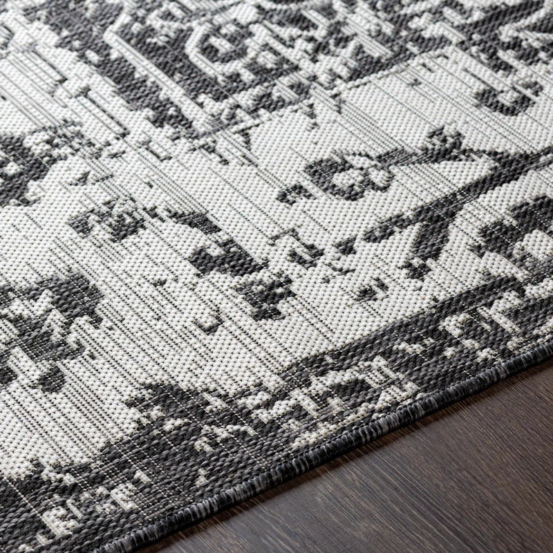 Charcoal Kilmacolm Indoor & Outdoor Area Rug - Clearance by Boutique Rugs
