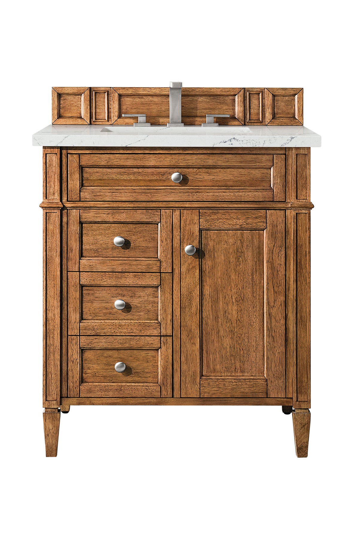 James Martin Brittany 30" Single Bathroom Vanity, Saddle Brown, view 37