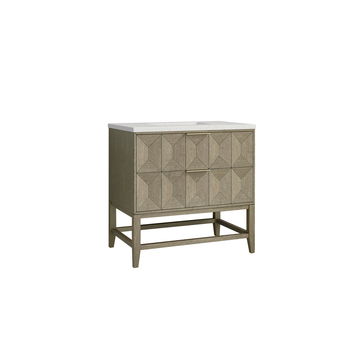 James Martin Emmeline 36" Single Bathroom Vanity, Pebble Oak, view 21