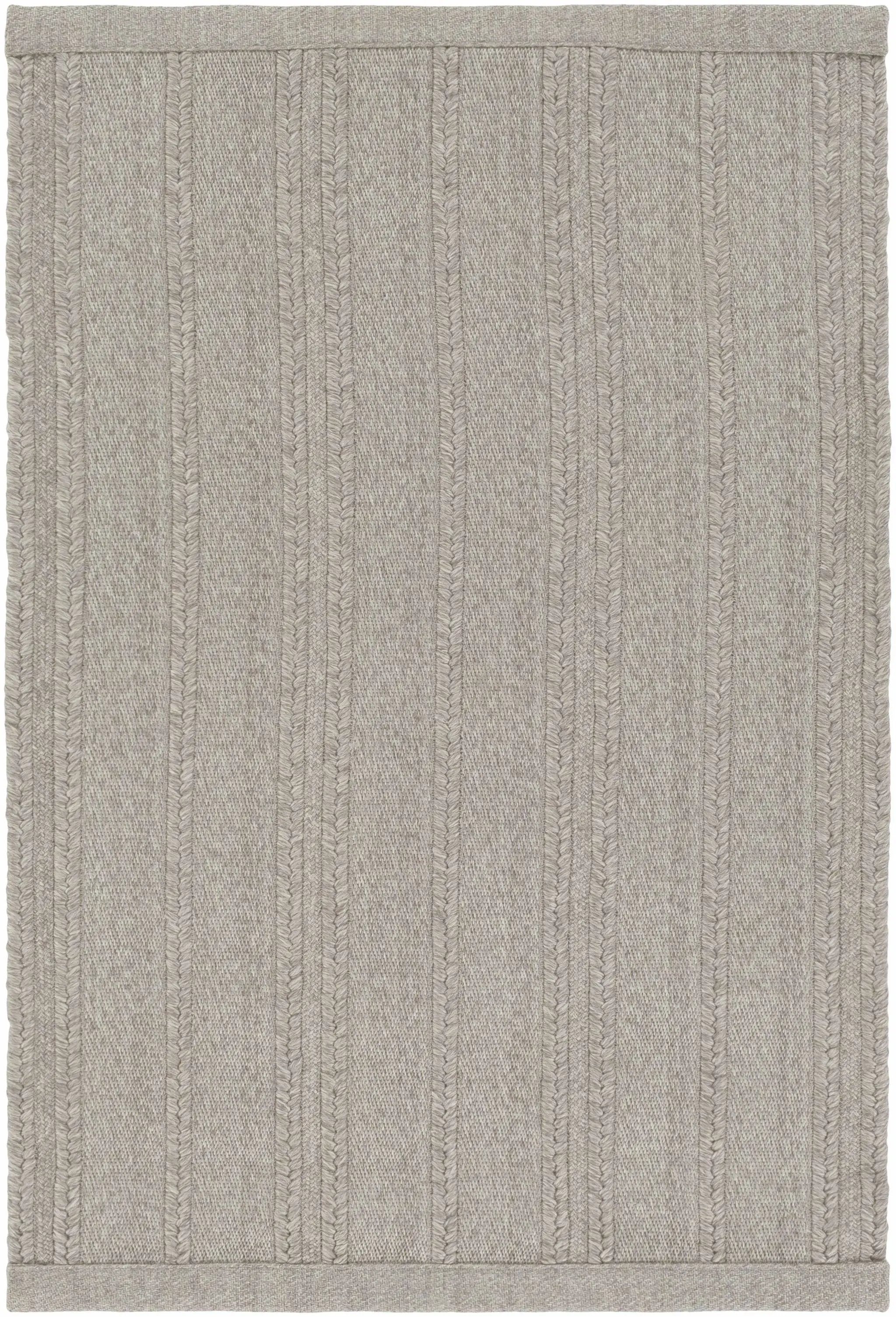 Kempston Gray Hand Woven Outdoor Rug - Clearance by Boutique Rugs
