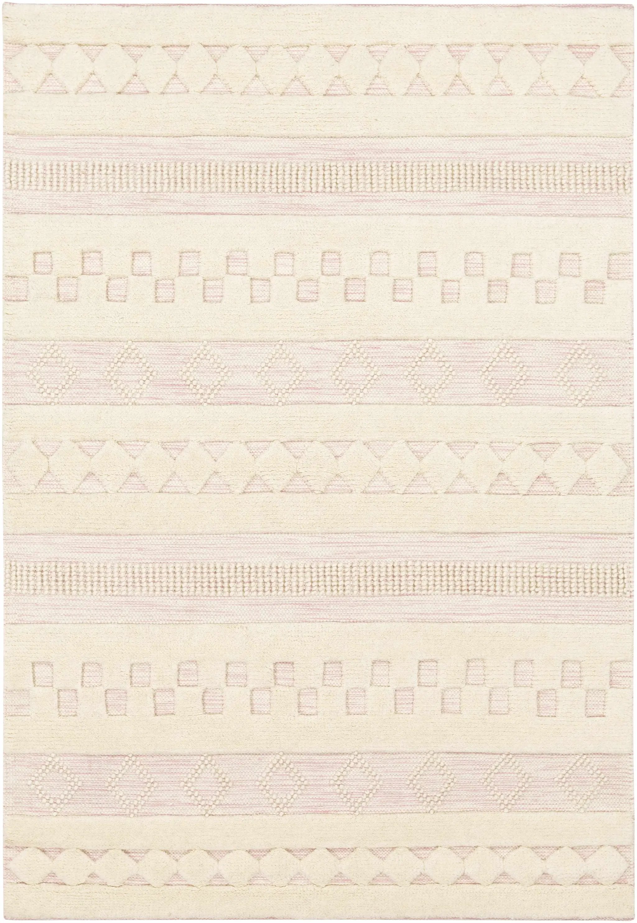 Knapp Pink Wool Rug - Clearance by Boutique Rugs