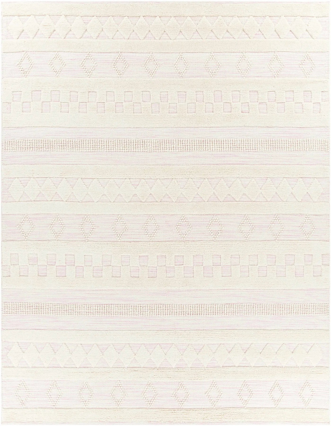 Knapp Pink Wool Rug - Clearance by Boutique Rugs