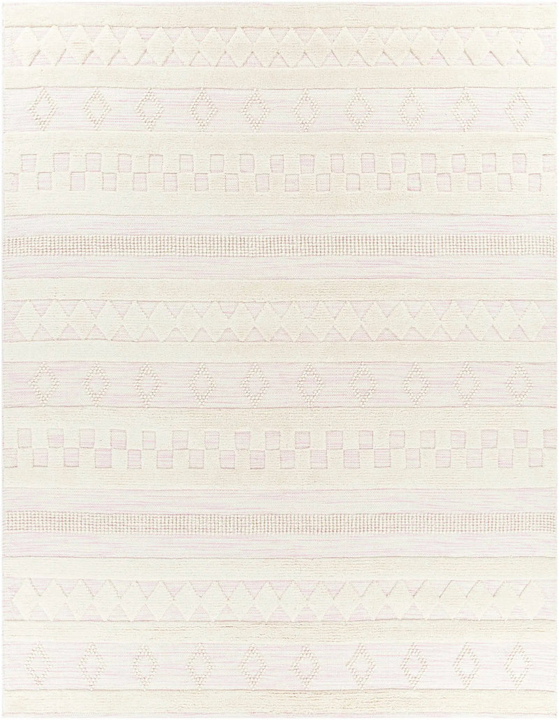 Knapp Pink Wool Rug - Clearance by Boutique Rugs