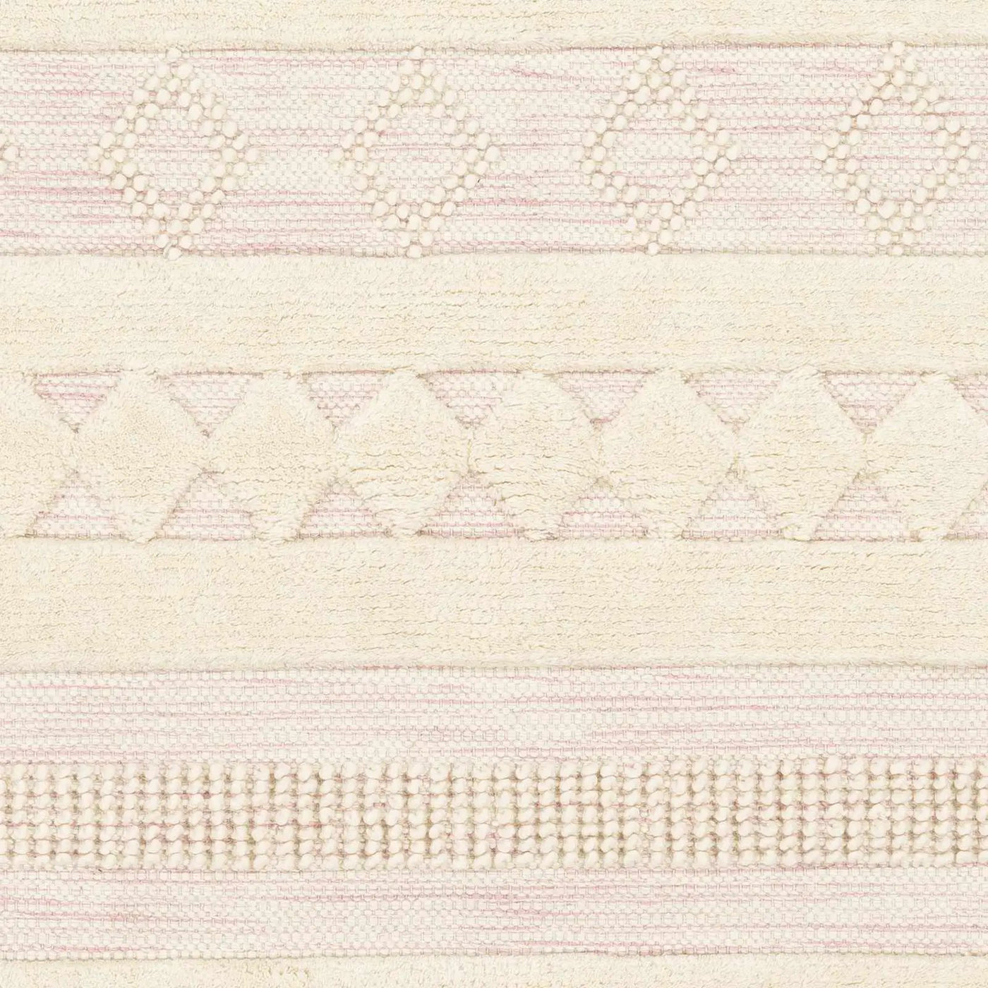 Knapp Pink Wool Rug - Clearance by Boutique Rugs