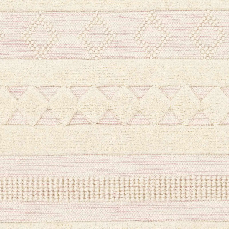 Knapp Pink Wool Rug - Clearance by Boutique Rugs