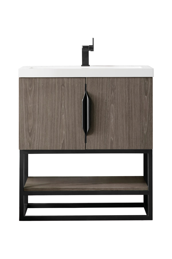 James Martin Columbia 31.5" Single Bathroom Vanity, Ash Gray