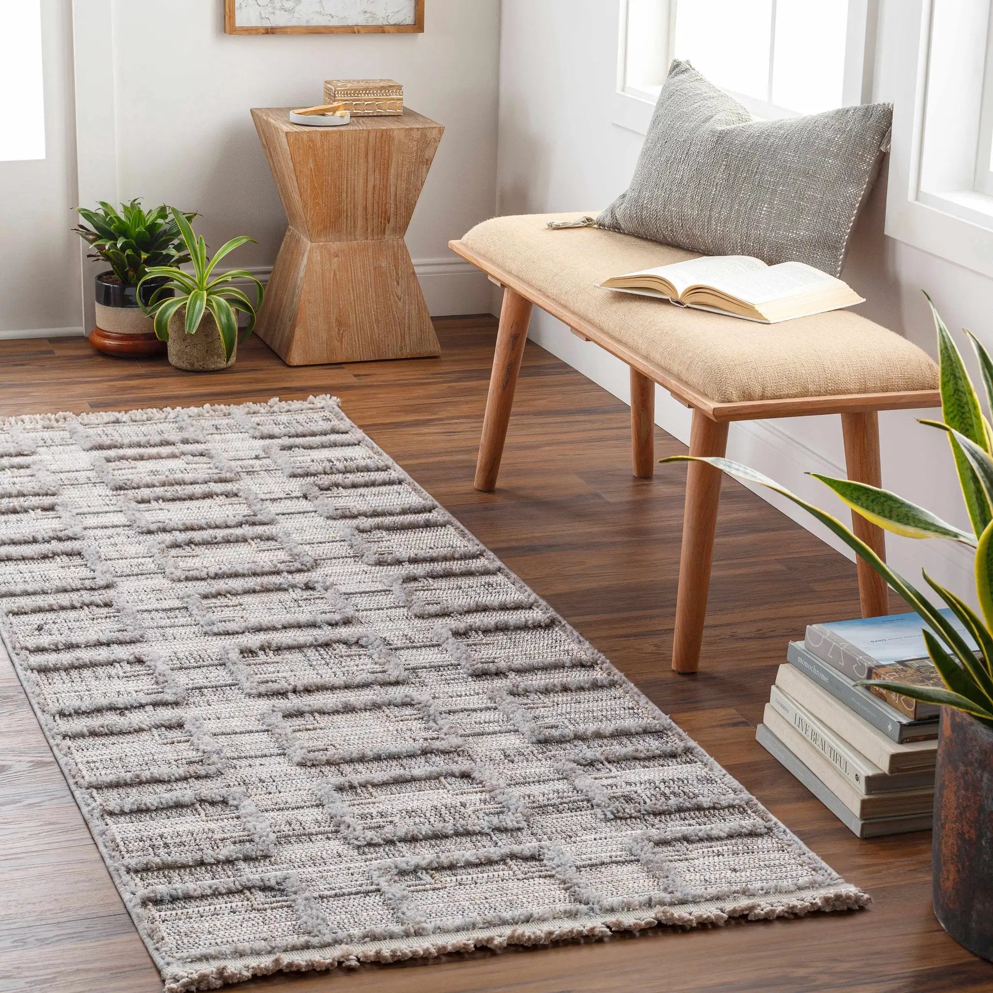 Knocklyon High-Low Rustic Rug by Boutique Rugs