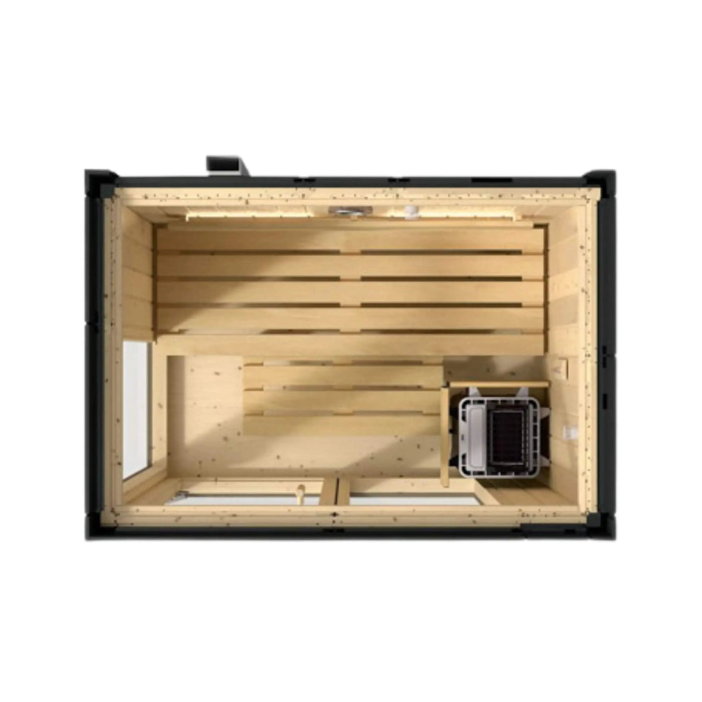 Kohler C1 Indoor Graphite Gray Freestanding Alcove Design Sauna Kit (SAK93182) by SAKSBY WHOLESALE