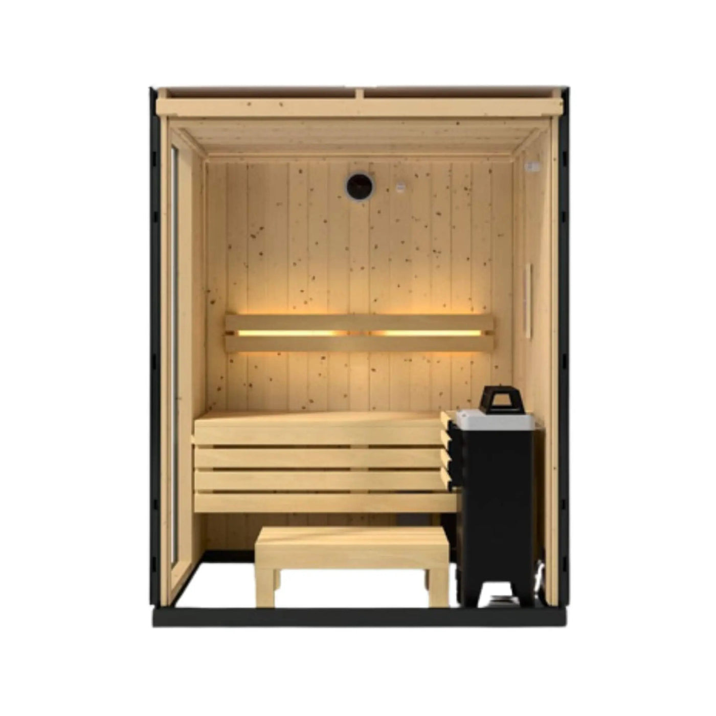 Kohler C1 Indoor Graphite Gray Freestanding Alcove Design Sauna Kit (SAK93182) by SAKSBY WHOLESALE