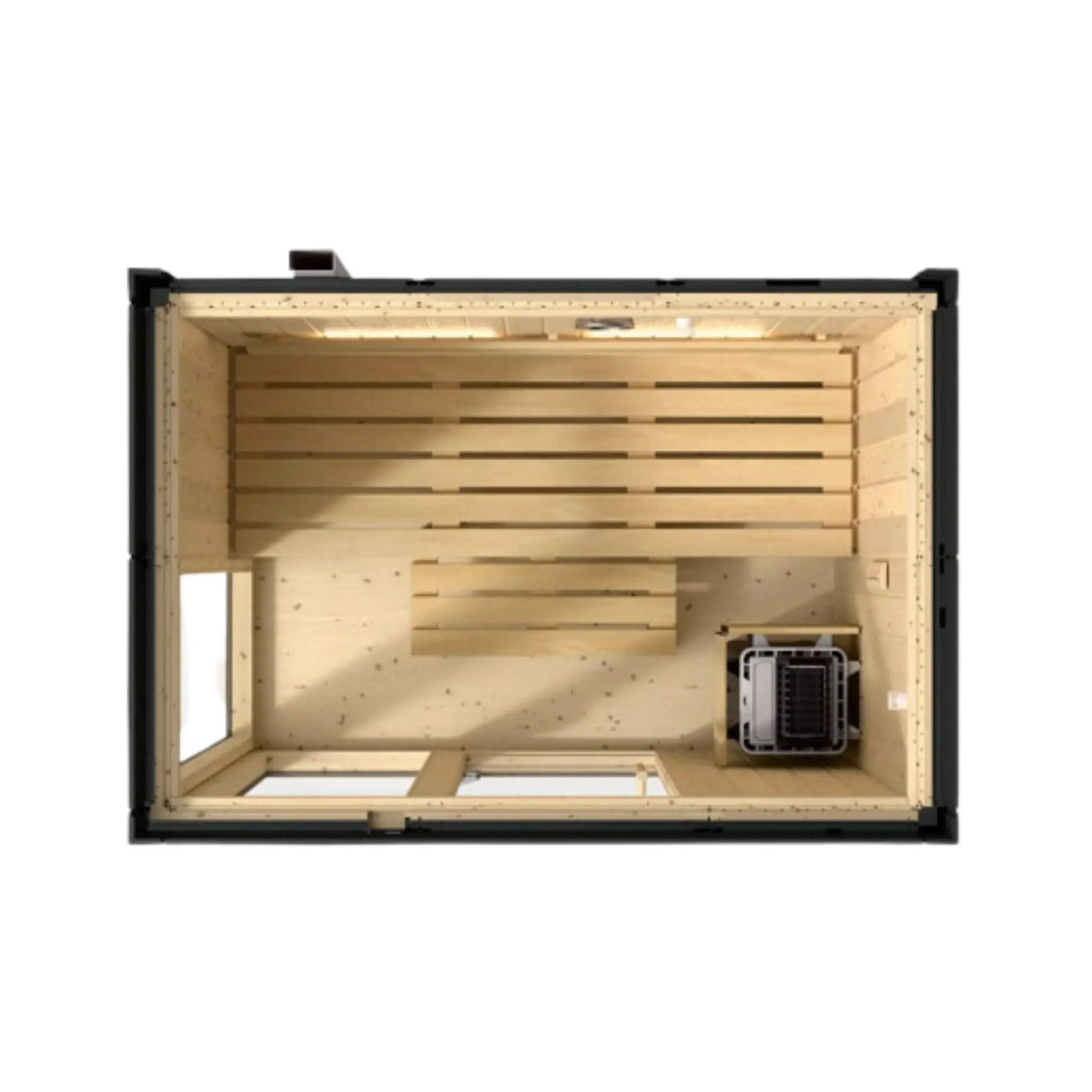 Kohler C1 Indoor Graphite Gray Freestanding Alcove Design Sauna Kit (SAK93182) by SAKSBY WHOLESALE