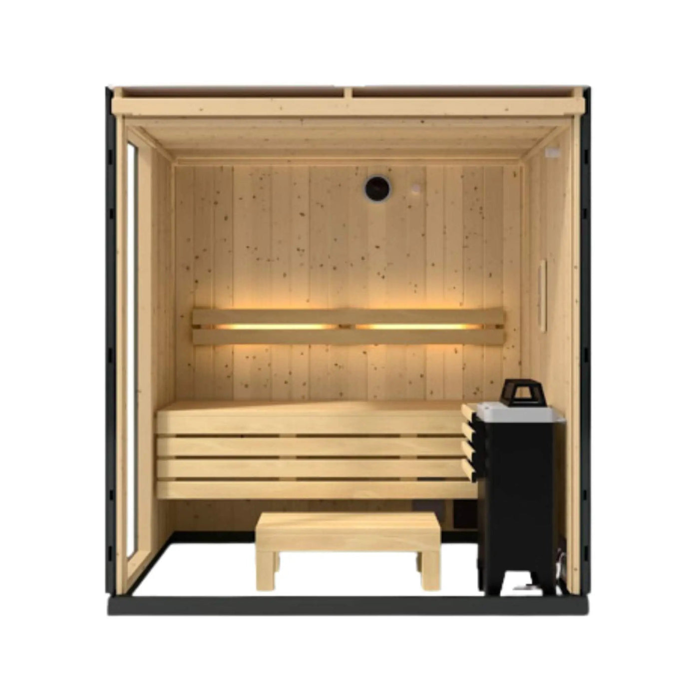 Kohler C1 Indoor Graphite Gray Freestanding Alcove Design Sauna Kit (SAK93182) by SAKSBY WHOLESALE