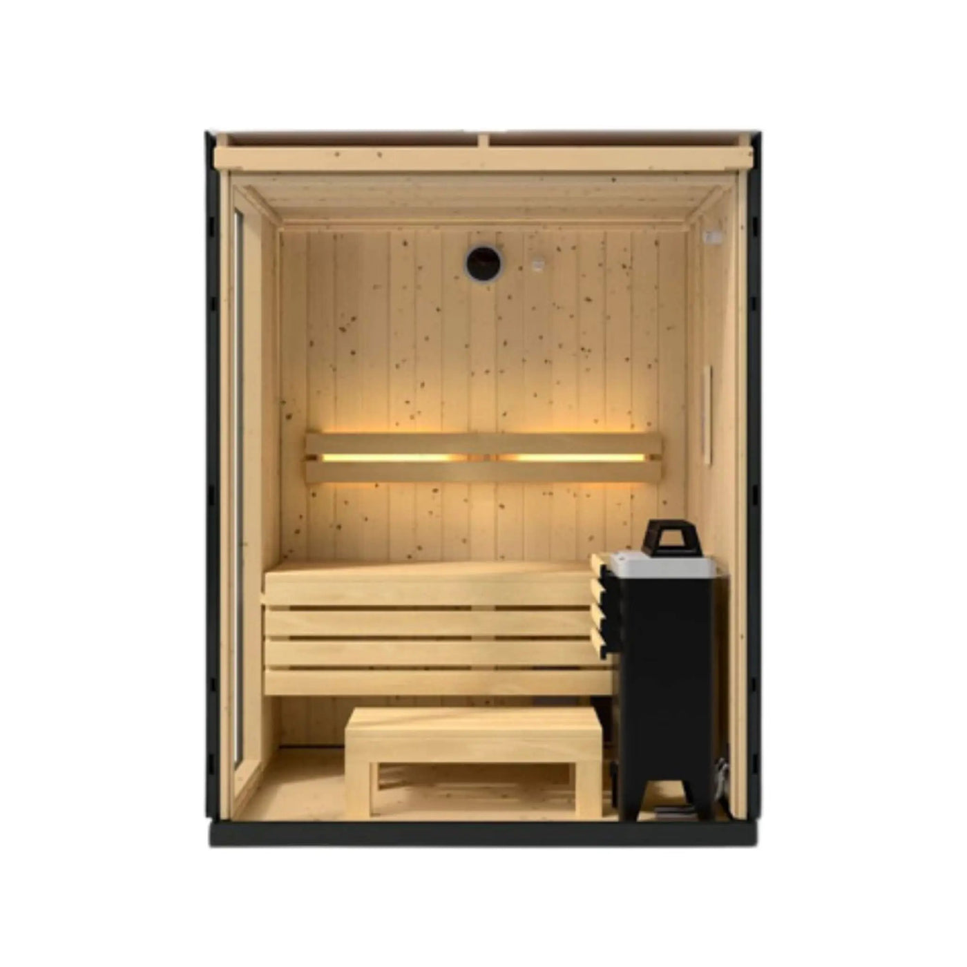 Kohler C1 Indoor Graphite Gray Freestanding Alcove Design Sauna Kit (SAK93182) by SAKSBY WHOLESALE