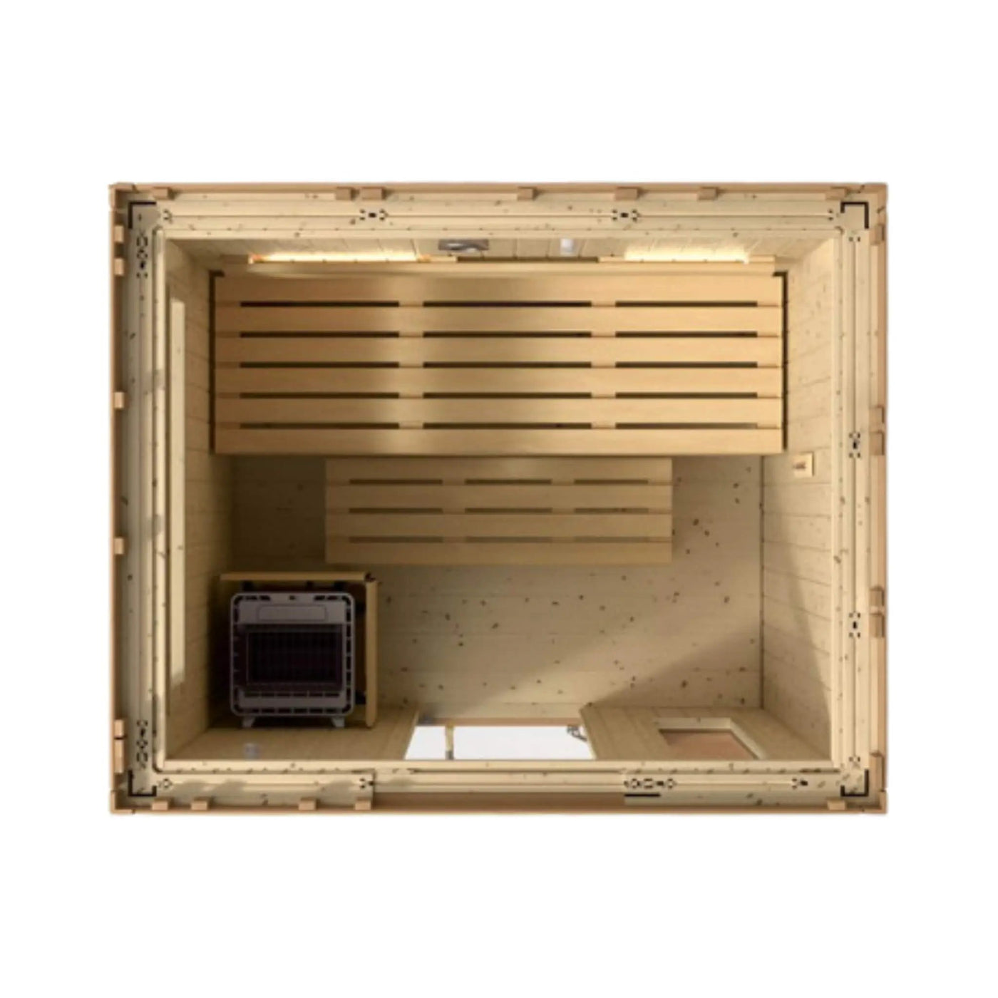 Kohler C2 Outdoor Douglas Fir Scandinavian Spruce Sauna Kit (SAK25973) by SAKSBY WHOLESALE