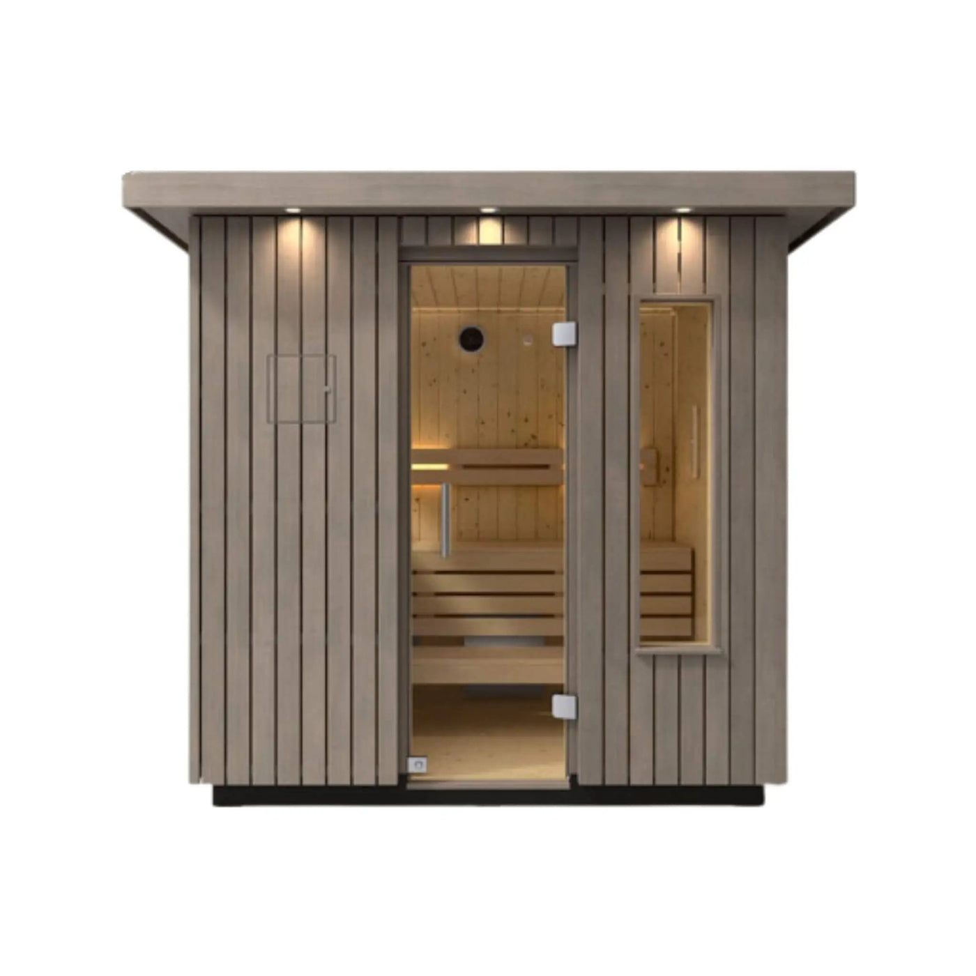 Kohler C2 Outdoor Weathered Gray Spruce Sauna Kit (SAK39184) by SAKSBY WHOLESALE