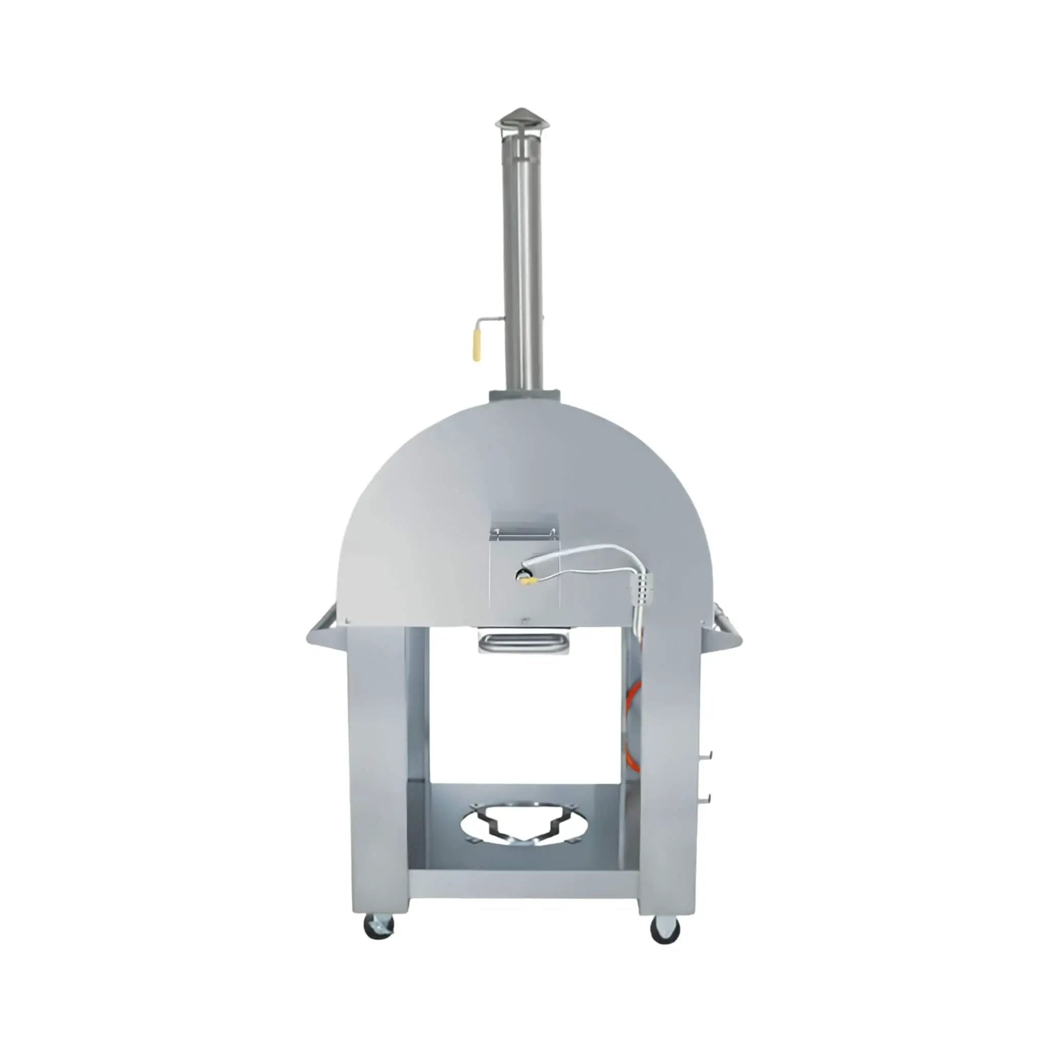 KoKoMo Grills Premium 32-Inch Stainless Steel Dual Fuel Gas Or Wood Fired Pizza Oven [KO-PIZZAOVEN] (SAK14753) by SAKSBY WHOLESALE