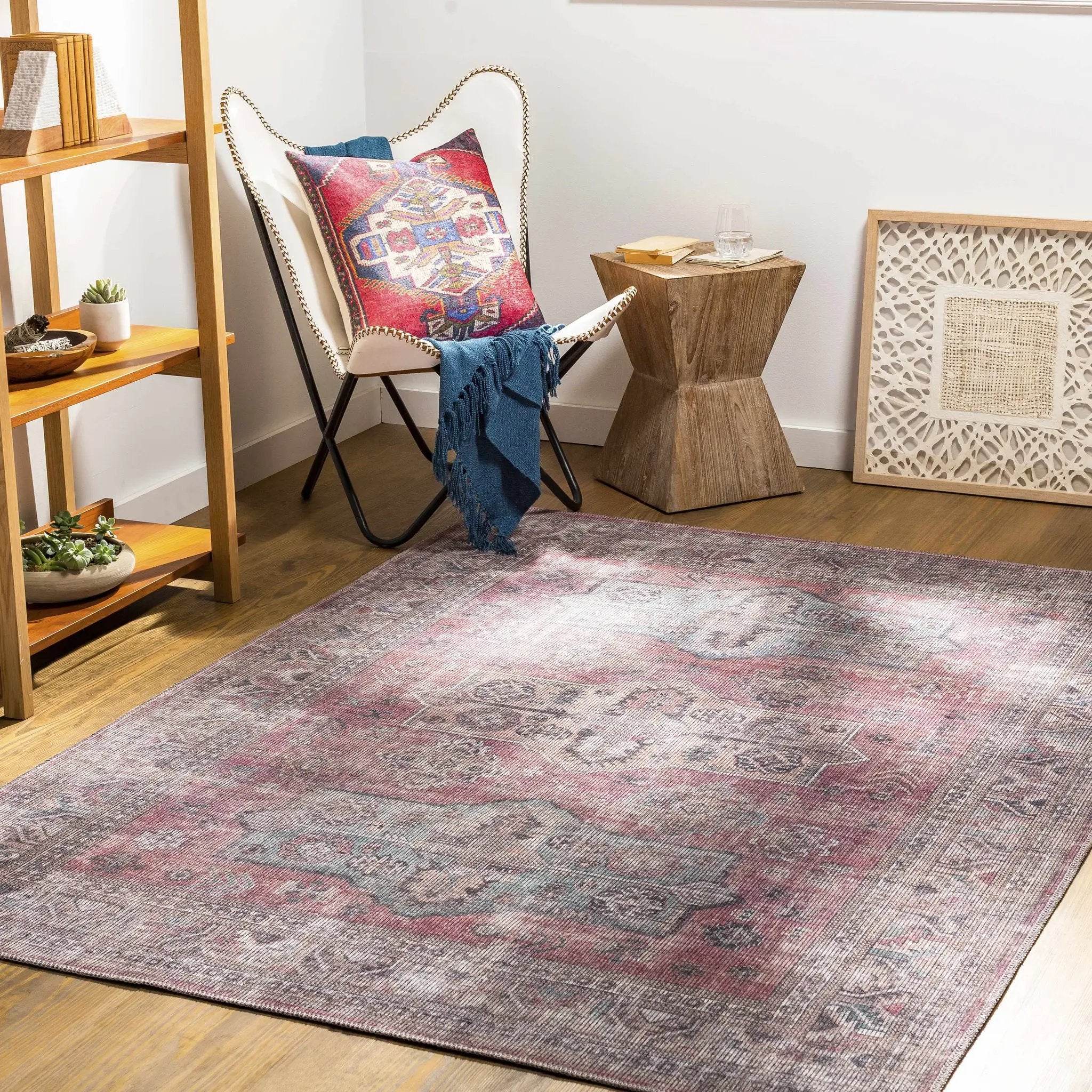 Konak Washable Area Rug - Clearance by Boutique Rugs