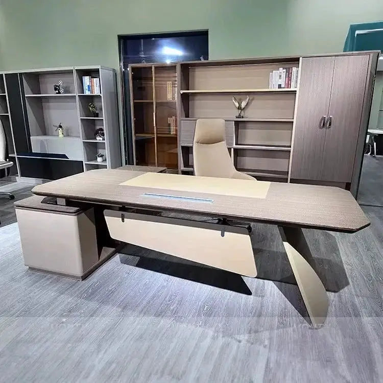 Copley · Modern L-Shaped Executive Desk by Arc Grove