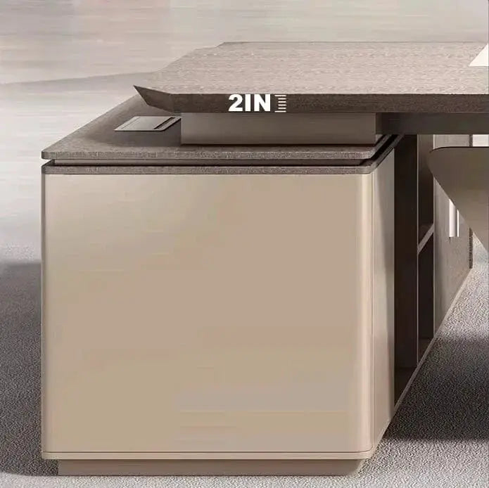 Copley · Modern L-Shaped Executive Desk by Arc Grove