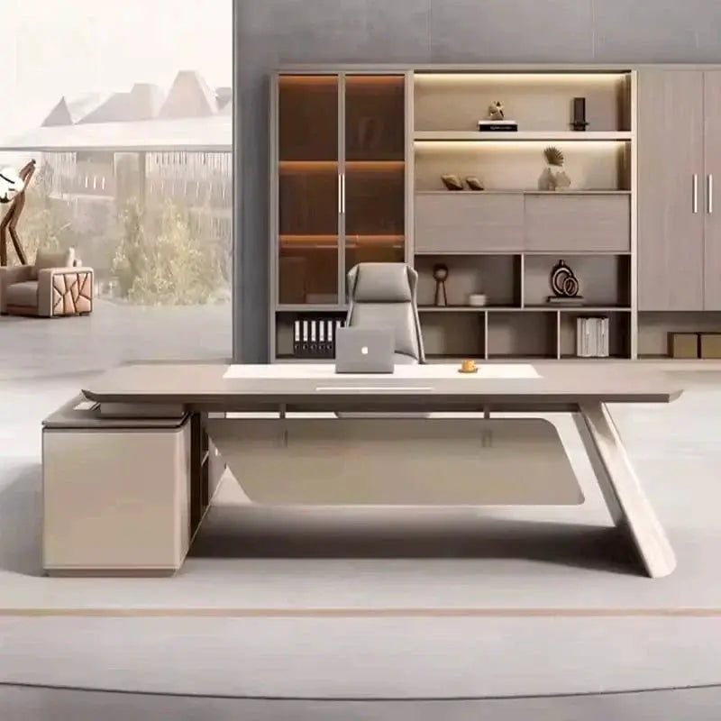 Copley · Modern L-Shaped Executive Desk by Arc Grove