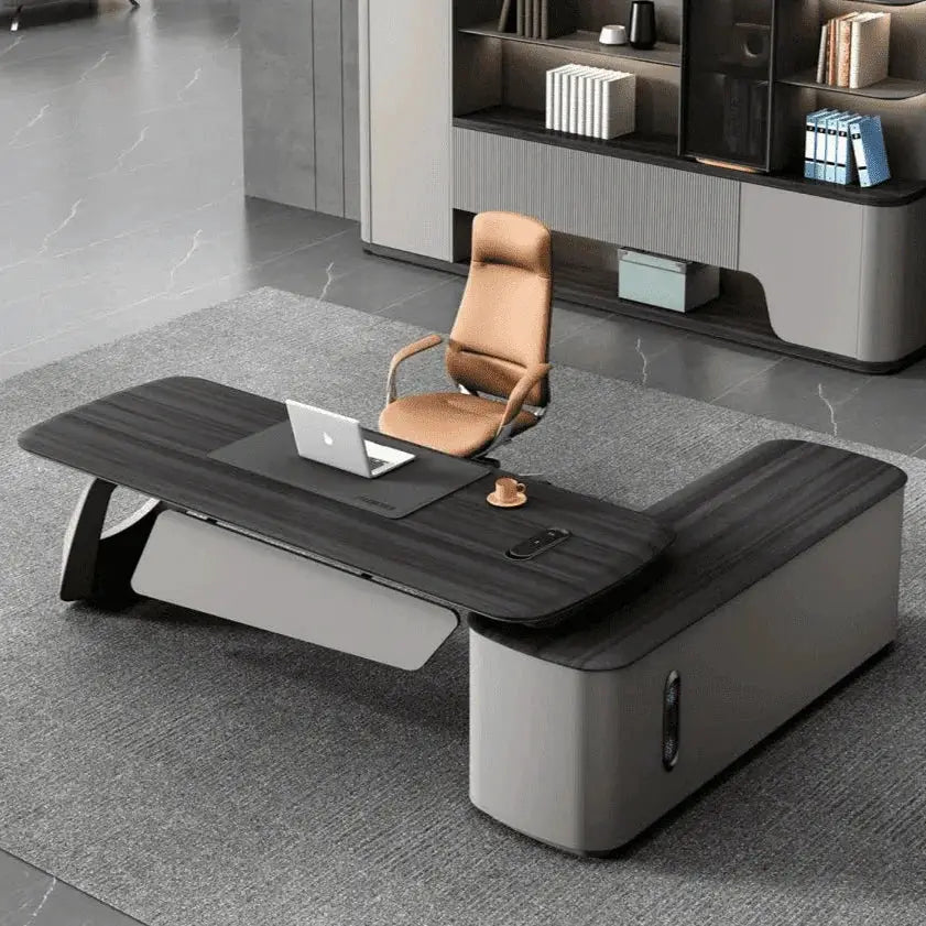 Veris · Modern L-Shaped Executive Desk by Arc Grove