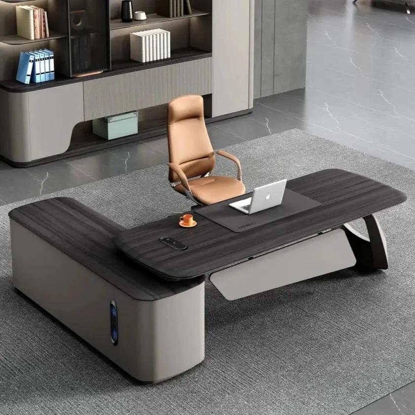 Veris · Modern L-Shaped Executive Desk by Arc Grove