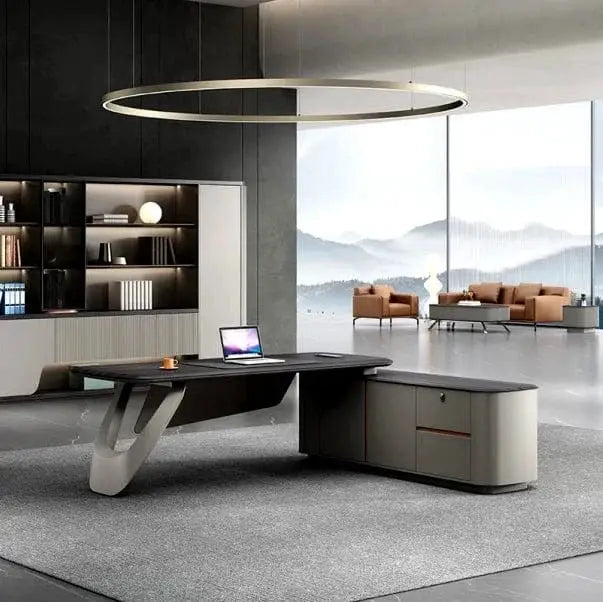 Veris · Modern L-Shaped Executive Desk by Arc Grove