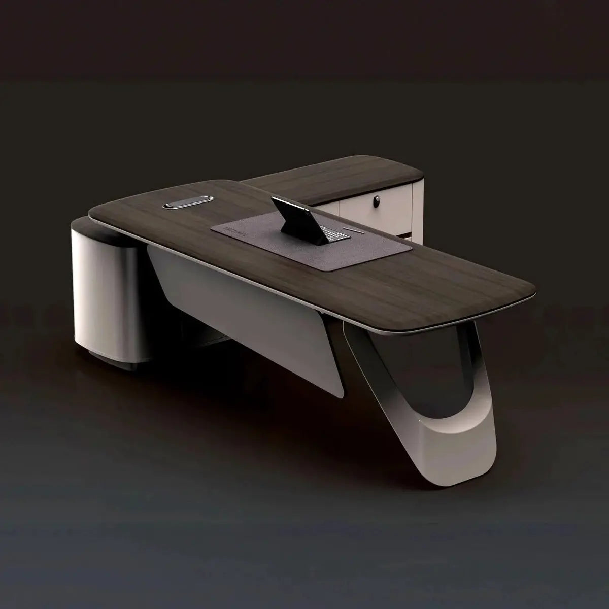 Veris · Modern L-Shaped Executive Desk by Arc Grove