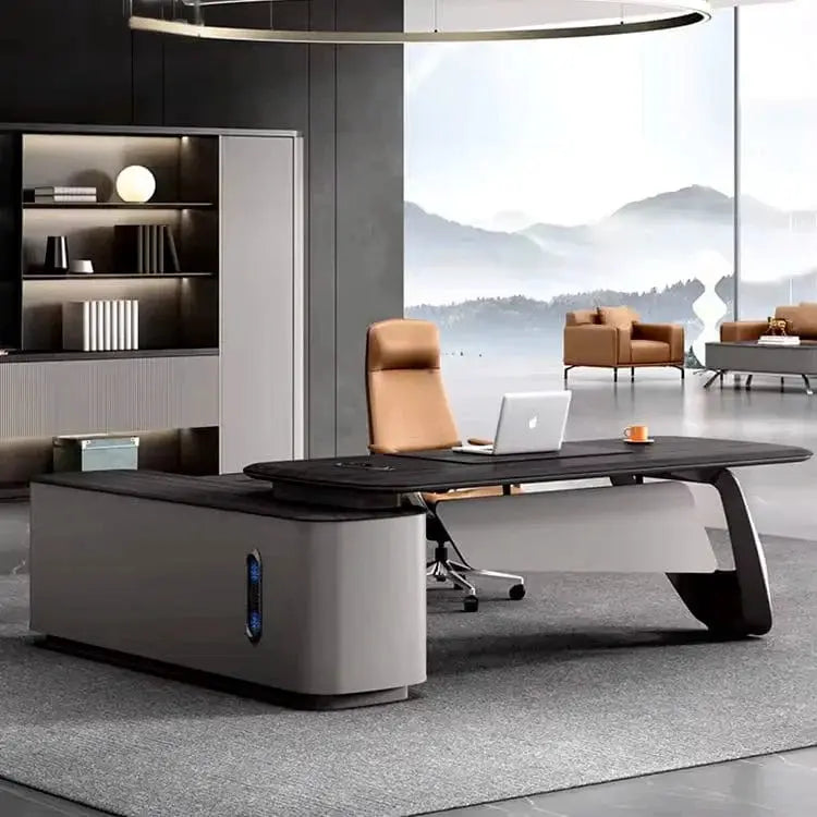 Veris · Modern L-Shaped Executive Desk by Arc Grove