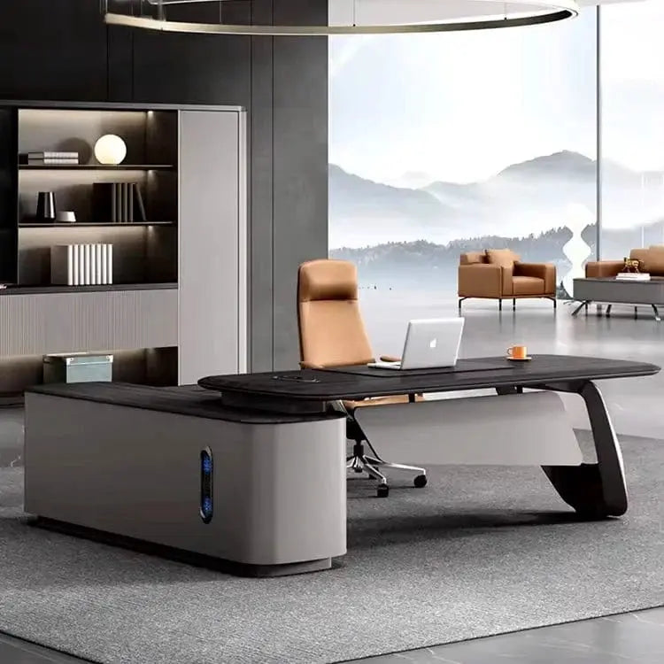 Veris · Modern L-Shaped Executive Desk by Arc Grove