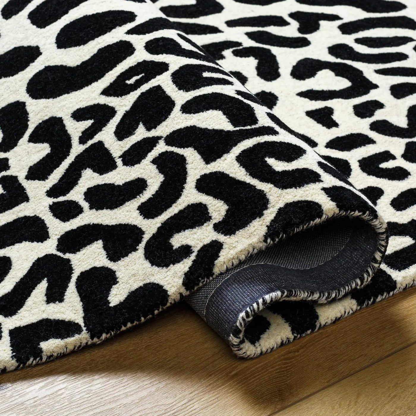 Kass Leopard Print Area Rug - Clearance by Boutique Rugs