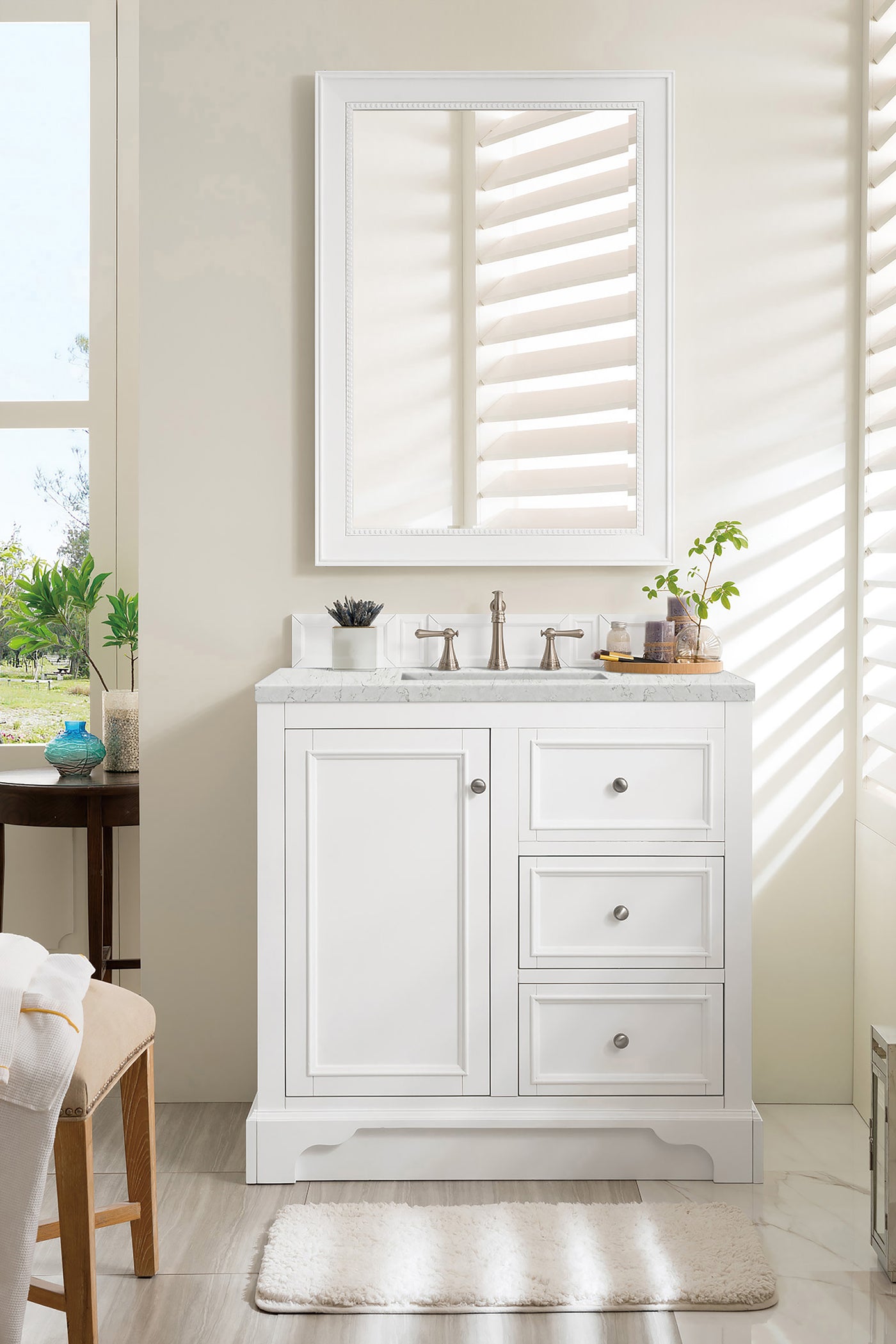 James Martin De Soto 36" Single Bathroom Vanity, Bright White, view 37