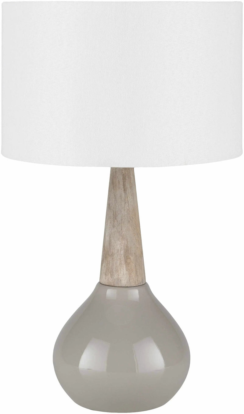 Hydesville Gray Ceramic Table Lamp - Clearance by Boutique Rugs