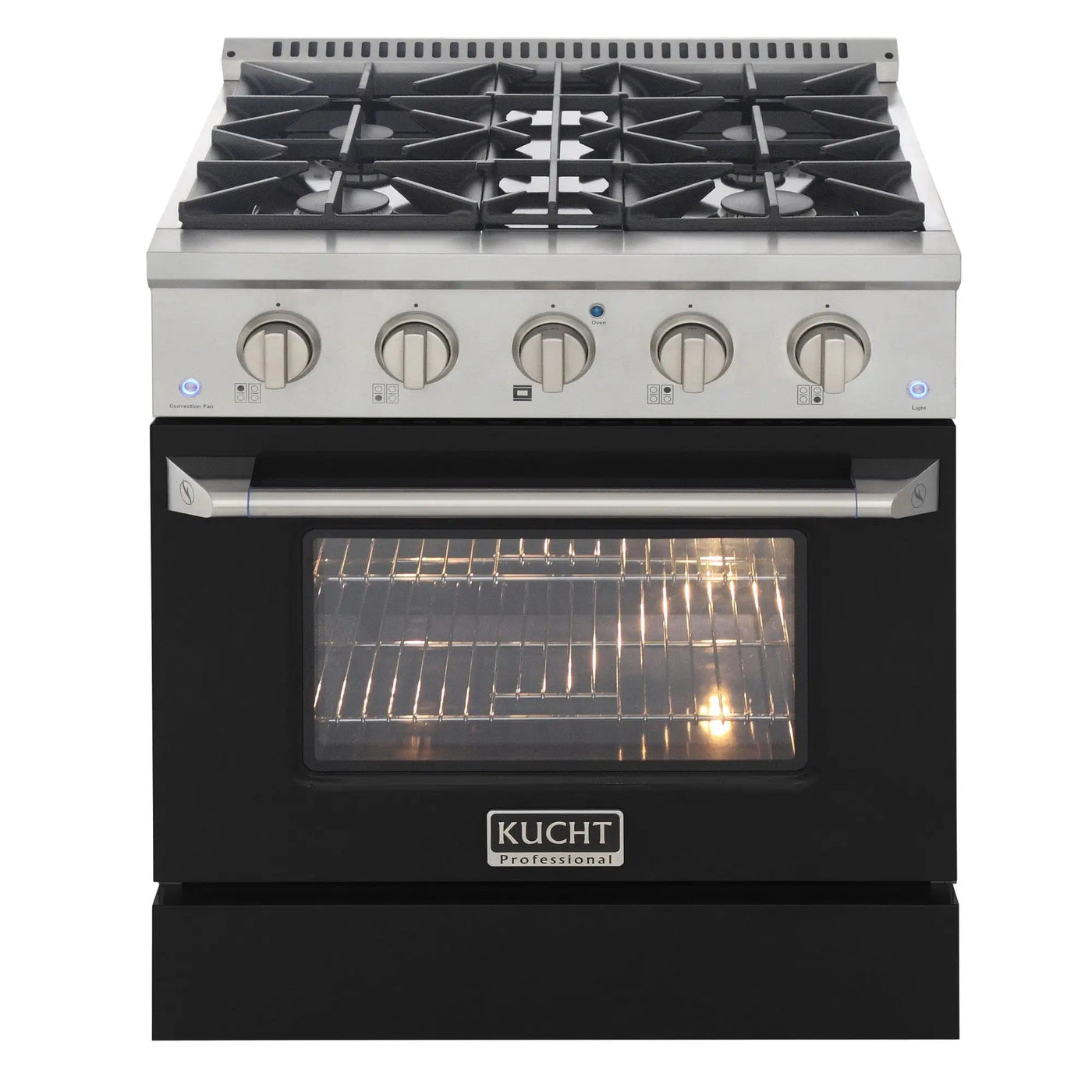 Kucht 30” Pro-Style Kitchen Dual Fuel Range - KDF302-B by Farmhouse Kitchen and Bath